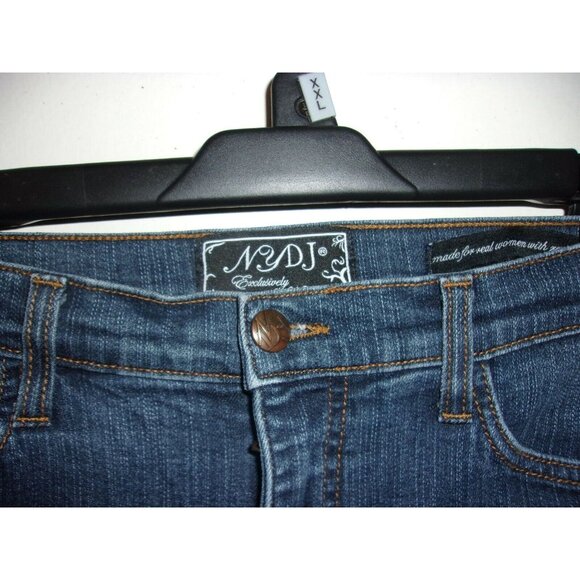 NYDJ Not Your Daughter's Jeans for Nordstrom Denim Blue Beaded Pockets Size 4 - Picture 2 of 5